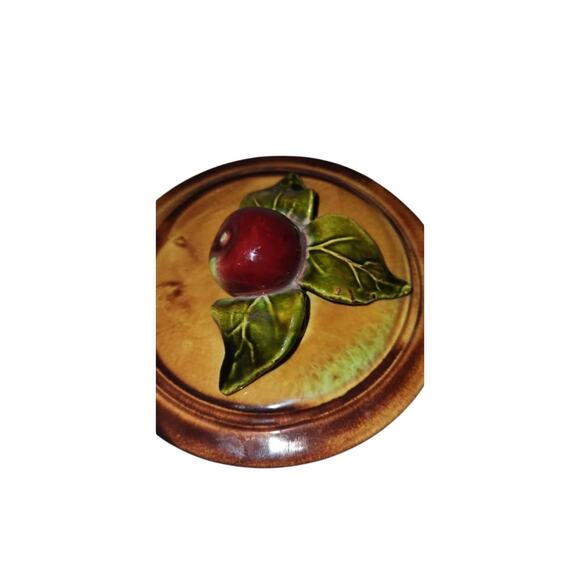 Vintage Maurice pottery Lidded Apple bowl - Picture 2 of 4